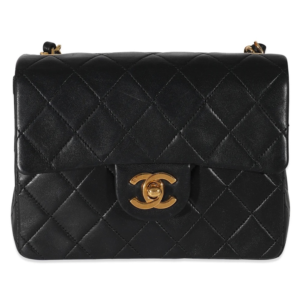 Vintage Chanel Classic Flap Mini Square Crossbody Bag